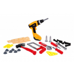 Veľká sada náradia červeno-sivá